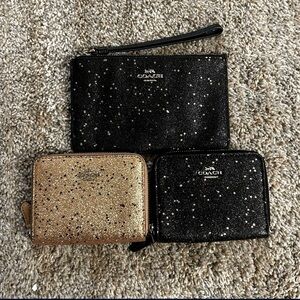 Coach Star Glitter Collection Wallets & Wristlet.